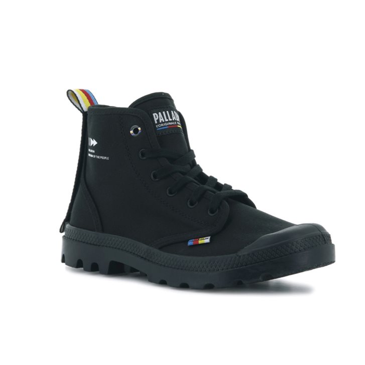Pánské Boty Palladium Pampa Dare Exchange Černé | CZ MSX-96Q